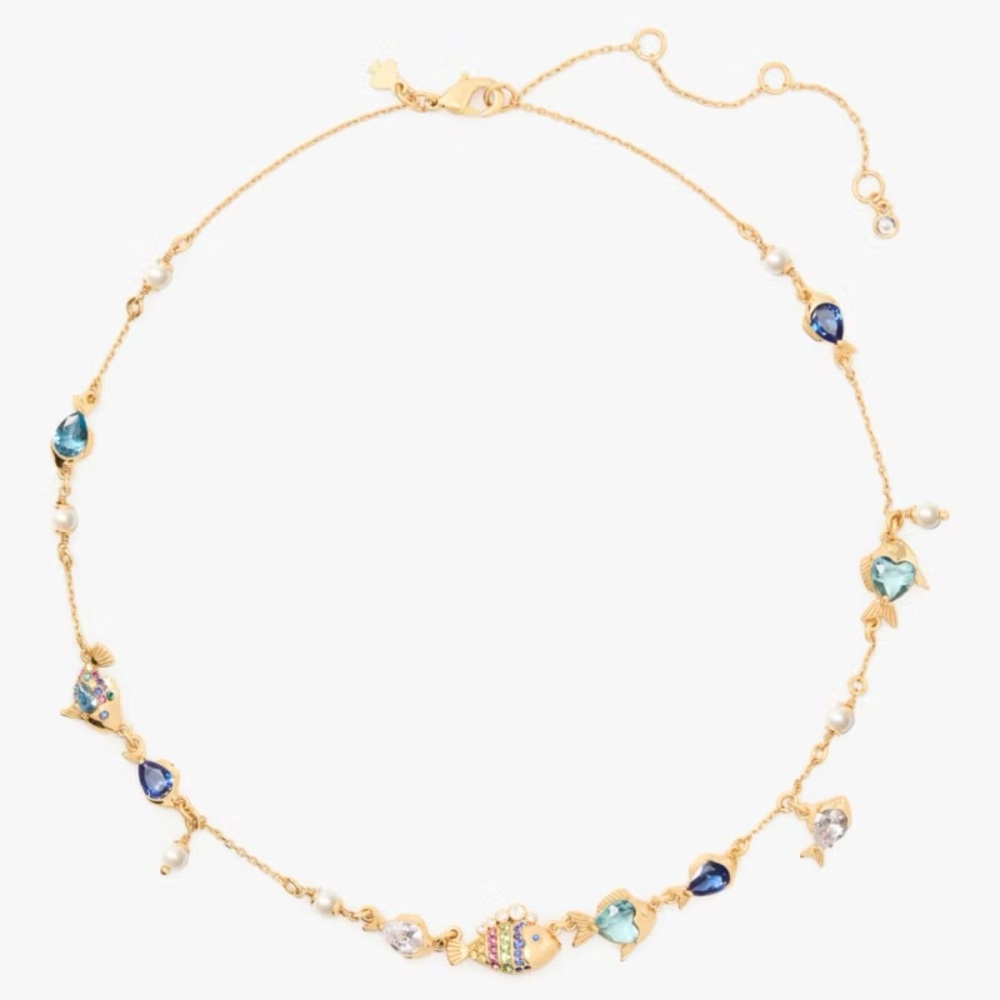 Kate Spade What A Catch Scatter Fish Necklace